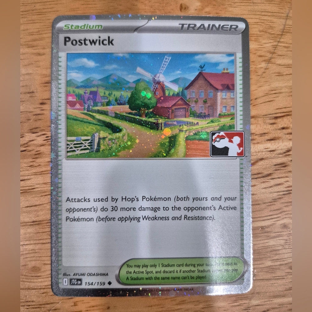 🔥 QTY 1 Pokemon Postwick Stadium Trainer Card